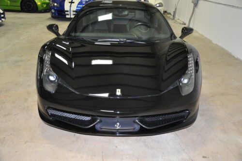 2010 Ferrari 458 Italia Black Black Exceptionaly Nice Car Yellow Stiching, US $249,995.00, image 73