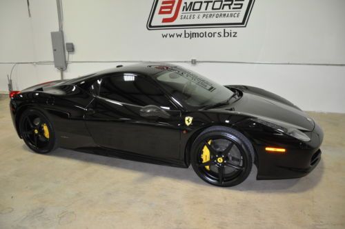 2010 Ferrari 458 Italia Black Black Exceptionaly Nice Car Yellow Stiching, US $249,995.00, image 76