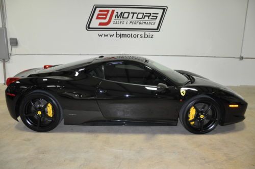 2010 Ferrari 458 Italia Black Black Exceptionaly Nice Car Yellow Stiching, US $249,995.00, image 78