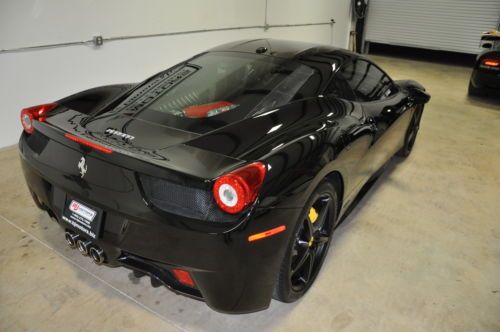 2010 Ferrari 458 Italia Black Black Exceptionaly Nice Car Yellow Stiching, US $249,995.00, image 80