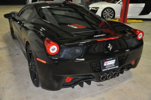 2010 Ferrari 458 Italia Black Black Exceptionaly Nice Car Yellow Stiching, US $249,995.00, image 82