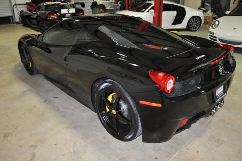 2010 Ferrari 458 Italia Black Black Exceptionaly Nice Car Yellow Stiching, US $249,995.00, image 83