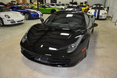 2010 Ferrari 458 Italia Black Black Exceptionaly Nice Car Yellow Stiching, US $249,995.00, image 88