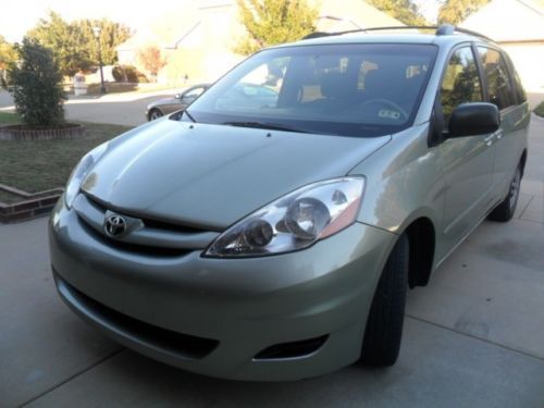 2009 toyota sienna 5dr cargo van ce fwd