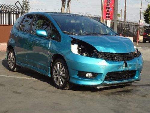 2012 honda fit sport damaged salvage rebuilder nice color low miles must see!!