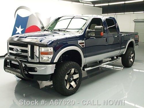 2010 ford f-250 lariat diesel fx4 4x4 lift sunroof 45k texas direct auto