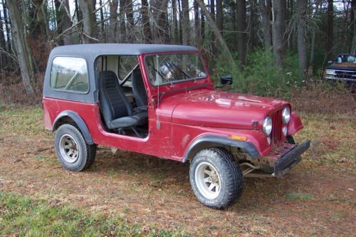 1984 jeep cj7 cj 7 for parts runs and drives