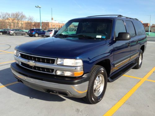 2002 chevrolet suburban 1500 ls suv 4-door 5.3l 4x4 one owner &#034;no reserve&#034;