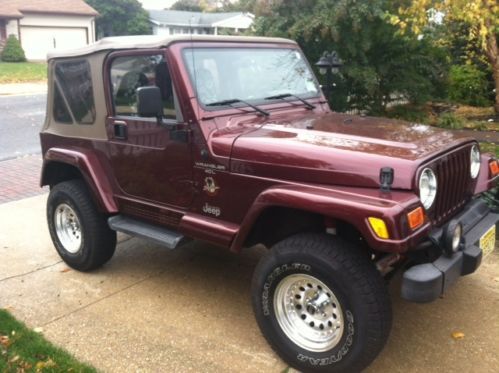 2001 jeep wrangler sahara sport utility 2-door 4.0l