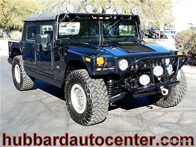 Custom hummer h1, beadlocking wheels, custom brush guard, piaa lights everywhere