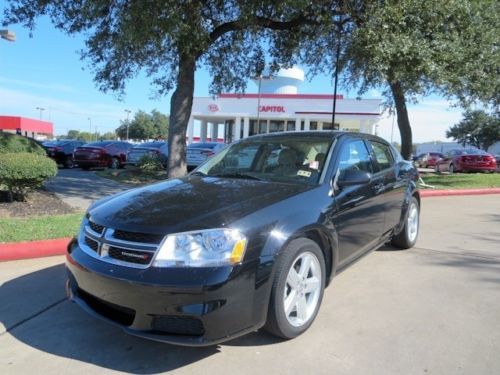 2013 dodge avenger se we finance!!! auto clean carfax blk/tan cruise