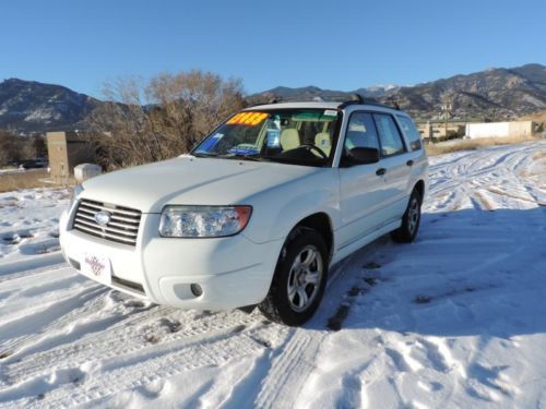 2007 subaru forester awd 4dr h4 mt x