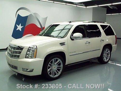 2013 cadillac escalade platinum awd sunroof nav dvd 13k texas direct auto