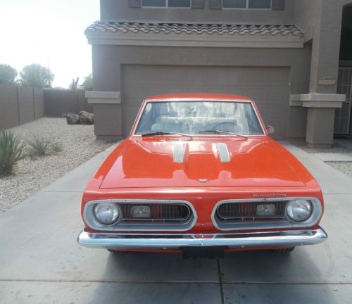 1968 plymouth barracuda base 5.2l