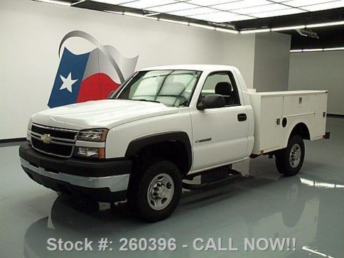 2006 chevy silverado 2500hd reg cab service utility 43k texas direct auto