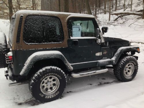 2002 jeep wrangler sahara 4x4 special edition fully custom excellent condition