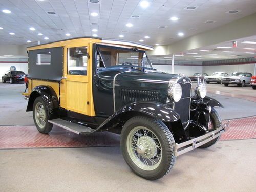 1931 ford model a woody wagon huckster- professional ground-up build - stunning