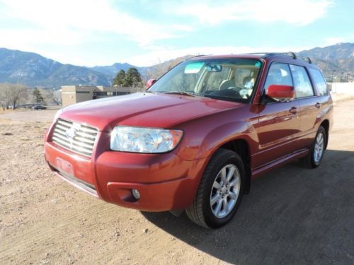 2007 subaru forester awd 4dr h4 mt x w/premium pkg