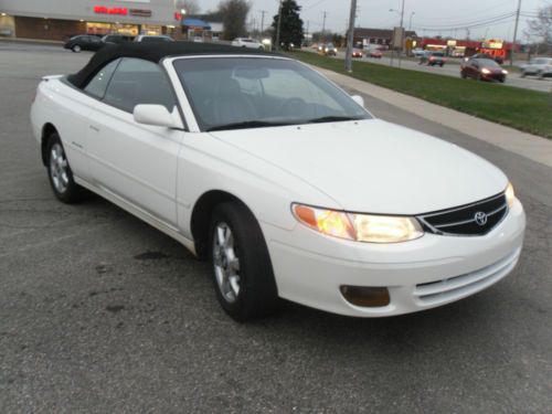 2001 Toyota Solara SLE Convertible 2-Door 3.0L, image 2