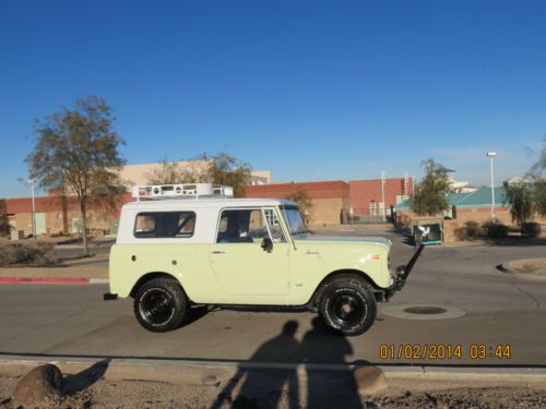 No reserve 1969 scout 800a v8 numbers matching rust free 4x4 all original runs