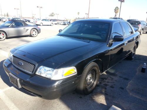 2001 crown victoria police interceptor w/cage, pa, cb &amp; lights! * best offer! *