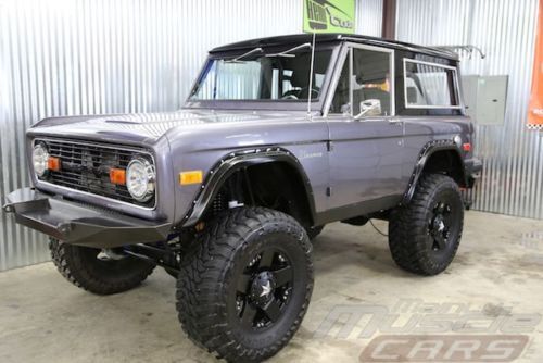 1974 bronco recent restoration! 418 cubic inch stroker - zf 5sp - wild horses!