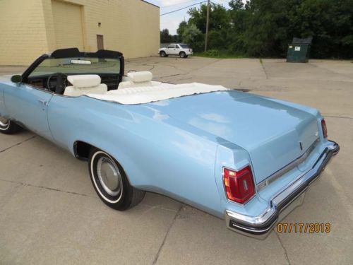 All original 1975 oldsmobile delta 88 royale convertible, 22,484 miles