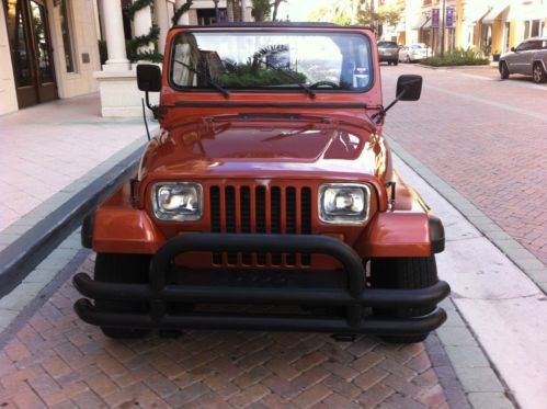 1989 jeep wrangler base sport utility 2-door 4.2l