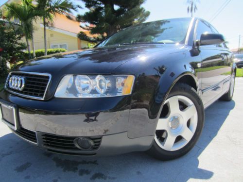 2003 audi a4 quattro 1,8t 1 lady owner florida, leather, very very clean