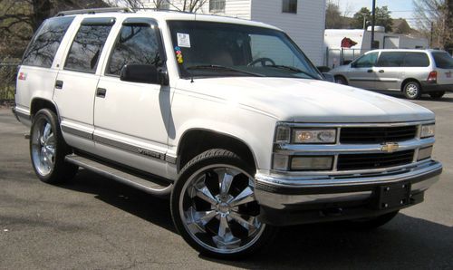 1999 chevrolet tahoe z71 350 vortec massive sound system great wheels &amp; tires