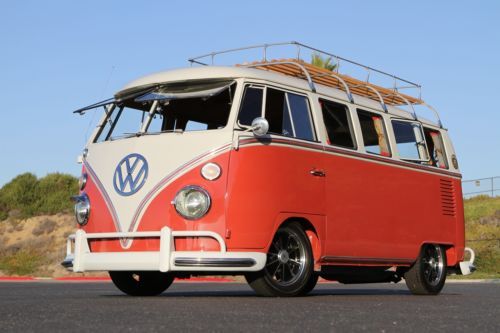 1964 vw hardtop deluxe custom bus, full restoration, transporter, type 2