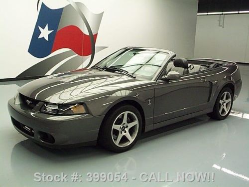 2003 ford mustang svt cobra convertible 6-speed 12k mi texas direct auto