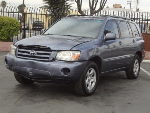 2006 toyota highlander damaged salvage runs!! wont last export welcome!! l@@k!!