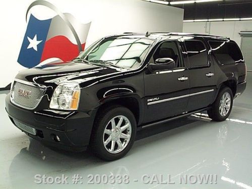 2010 gmc yukon denali xl sunroof nav dvd rear cam 32k!! texas direct auto