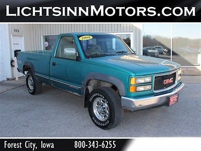 1994 gmc k2500 sl wideside 6.5l auto green