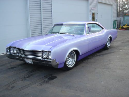 1966 oldsmobile 88 venturian john d'agostino chrome billet purple 22k mi custom