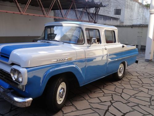 Rare f100 double cab - brazilian customizing - 1957