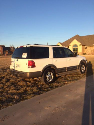 2004 ford expedition eddie bauer one owner 150k miles white tan