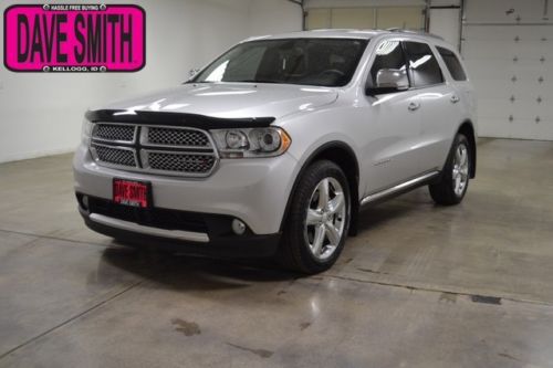 12 durango citadel awd heated leather seats sunroof remote start navigation auto