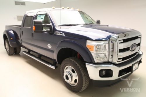 2014 drw lariat crew 4x4 fx4 navigation sunroof leather heated v8 diesel