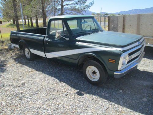 69 chevy c 10, striaght, rust free from the nevada desert rat rod