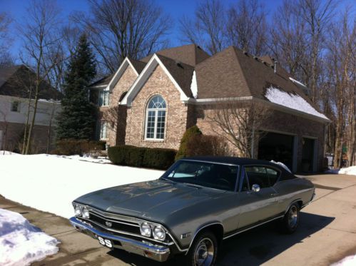 1968 chevelle ss 396 / 350 hp , l-34, muncie 4 speed, protecto plate, show car