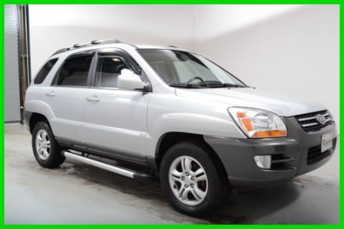 1-owner/clean carfax! 99k mi used silver 2007 kia sportage sunroof 2.7l v-6 cyl