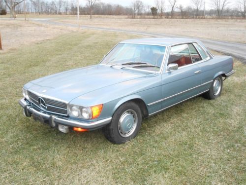 Low miles 73 mercedes 450slc gorgeous unrestored survivor runs like a dream wow!