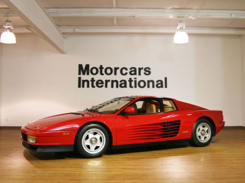 Low mile 1987 ferrari testarossa with stacks of service history!