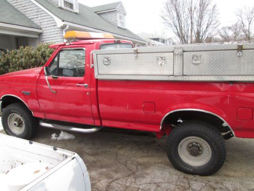 1997 f250 heavy duty 8600lb with minute man plow