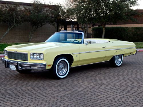 1975 chevrolet caprice convertible 1 owner must see true survivor 41k miles a&#039;c