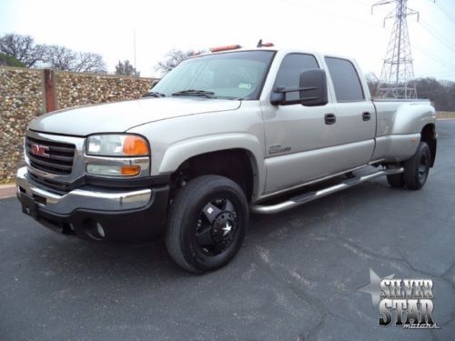 06 sierra 3500 slt drw diesel crewcab dually loaded xnice 1txowner!