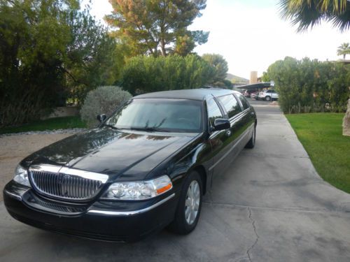 2004 lincoln town car limo  6 passenger 70&#034; stretch california car