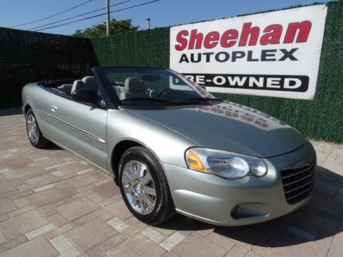 2006 chrysler sebring limited florida driven one owner convertible air automatic